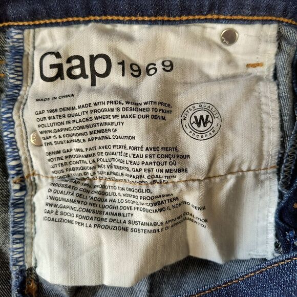 Gap 1969 Best Girlfriend Jeans Women's 30 Blue Stretch Denim 34x26 - Picture 5 of 7